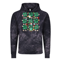 Cloud Black teacher st patrick day clovers Vintage Hoodie - MaliasSmallBusiness