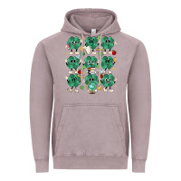Vintage Zinc teacher st patrick day clovers Vintage Hoodie - MaliasSmallBusiness