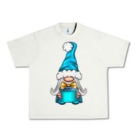 Pistachio winter gnome with gift Urban Heavy Tee - NancyCooperArtShop