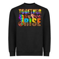 Black Western LGBTQ+ Together We Rise Heavyweight Sweatshirt - BundleAndBundleShop
