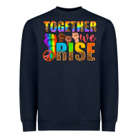 Navy Western LGBTQ+ Together We Rise Heavyweight Sweatshirt - BundleAndBundleShop