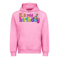 Fuchsia Pink it's my birthday Urban Hoodie - BundleAndBundleShop