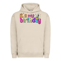 Pigment French Oak it's my birthday Urban Hoodie - BundleAndBundleShop