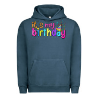 Pigment Midnight Navy it's my birthday Urban Hoodie - BundleAndBundleShop