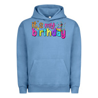 Pigment Pebble Blue it's my birthday Urban Hoodie - BundleAndBundleShop