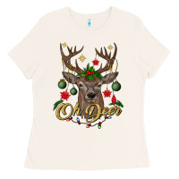 Bone oh deer Christmas Ladies Tee - BundleAndBundleShop