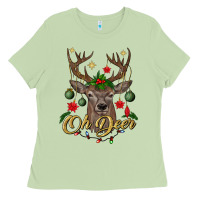 Matcha oh deer Christmas Ladies Tee - BundleAndBundleShop