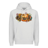 Dove Grey blessed Premium Hoodie - CowGirlArtShop