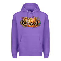 Purple blessed Premium Hoodie - CowGirlArtShop