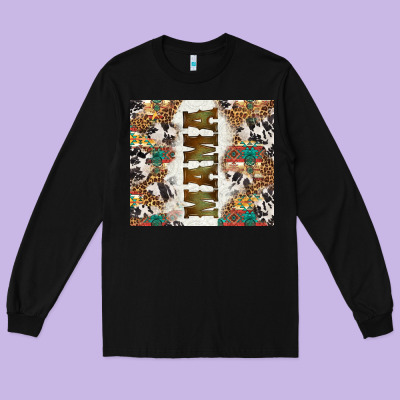 Western Mama Tumbler Long Sleeve Tee Designed By Bundleandbundleshop