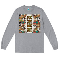 Heather Grey Western Mama Tumbler Long Sleeve Tee - BundleAndBundleShop