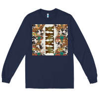 Navy Western Mama Tumbler Long Sleeve Tee - BundleAndBundleShop