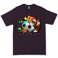 Plum joy with soccer element and Christmas Premium Tee - AdoDesignShop