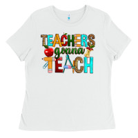 White teachers gonna teach Ladies Tee - RanaPortraitStore
