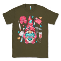 Army Green nurse with heart Classic Tee - NancyCooperArtShop