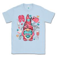 Dusty Blue nurse with heart Classic Tee - NancyCooperArtShop
