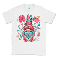 White nurse with heart Classic Tee - NancyCooperArtShop