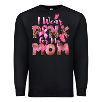 Black i wear pink for my mom Premium Sweatshirt - CowGirlArtShop