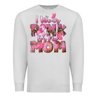Dove Grey i wear pink for my mom Premium Sweatshirt - CowGirlArtShop