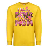 Lemon i wear pink for my mom Premium Sweatshirt - CowGirlArtShop