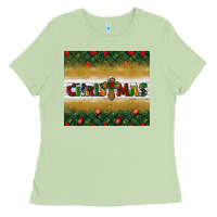 Matcha Christmas with cross Ladies Tee - BundleAndBundleShop