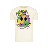 Vintage Arctic smiley face mardi gras Vintage Tee - MaliasSmallBusiness