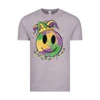 Vintage Zinc smiley face mardi gras Vintage Tee - MaliasSmallBusiness