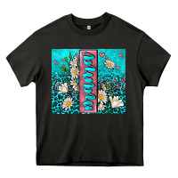 Asphalt turquoise leopard mama Heavy Core Tee - AdoDesignShop