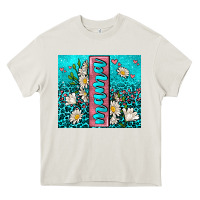 Cream turquoise leopard mama Heavy Core Tee - AdoDesignShop