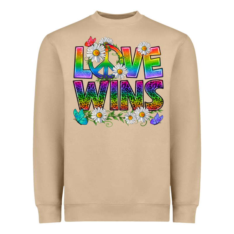 Pride Lgbtq+ Love Wins Heavyweight Sweatshirt by BundleAndBundleShop | Teevron