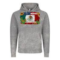 Cloud Rock mexican american flag background Vintage Hoodie - Jasminsmagicworld