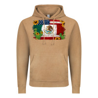 Vintage Camel mexican american flag background Vintage Hoodie - Jasminsmagicworld