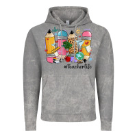 Cloud Rock teacher life pencils Vintage Hoodie - MaliasSmallBusiness