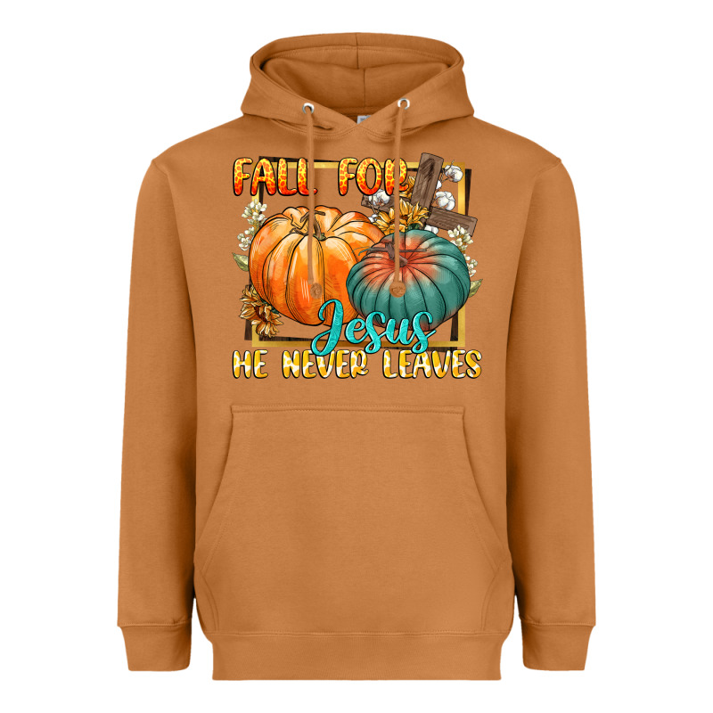 Fall For Jesus He Never Fails Heavyweight Hoodie by CowGirlArtShop | Teevron