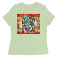 Matcha just a girl who loves jesus Ladies Tee - JahusDesignShop