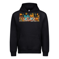 Black hello pumpkin libbey glass Urban Hoodie - BundleAndBundleShop