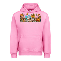 Fuchsia Pink hello pumpkin libbey glass Urban Hoodie - BundleAndBundleShop