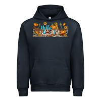 Navy hello pumpkin libbey glass Urban Hoodie - BundleAndBundleShop