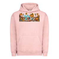 Pigment Salmon hello pumpkin libbey glass Urban Hoodie - BundleAndBundleShop