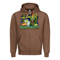 Chestnut Midnight Margaritas Zipper Hoodie - texasbilliewilder