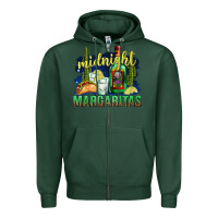 Sports Green Midnight Margaritas Zipper Hoodie - texasbilliewilder