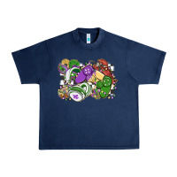 Navy gamer mardi gras game controller Urban Heavy Tee - MaliasSmallBusiness