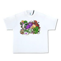 White gamer mardi gras game controller Urban Heavy Tee - MaliasSmallBusiness