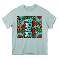 Rose Leopard Mama Heavy Core Tee | Teevron