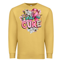 Antique Gold find a cure cancer awareness Premium Sweatshirt - CowGirlArtShop
