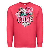 Cardinal find a cure cancer awareness Premium Sweatshirt - CowGirlArtShop