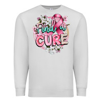 Dove Grey find a cure cancer awareness Premium Sweatshirt - CowGirlArtShop