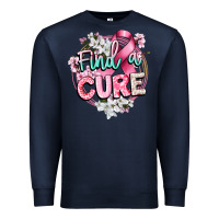 Navy find a cure cancer awareness Premium Sweatshirt - CowGirlArtShop