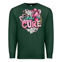 Sports Green find a cure cancer awareness Premium Sweatshirt - CowGirlArtShop