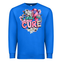 True Royal find a cure cancer awareness Premium Sweatshirt - CowGirlArtShop